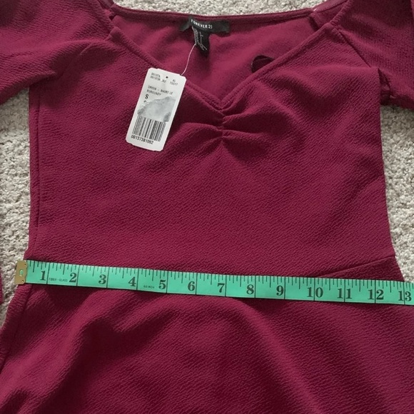 New Burgundy Dress - Picture 5 of 8